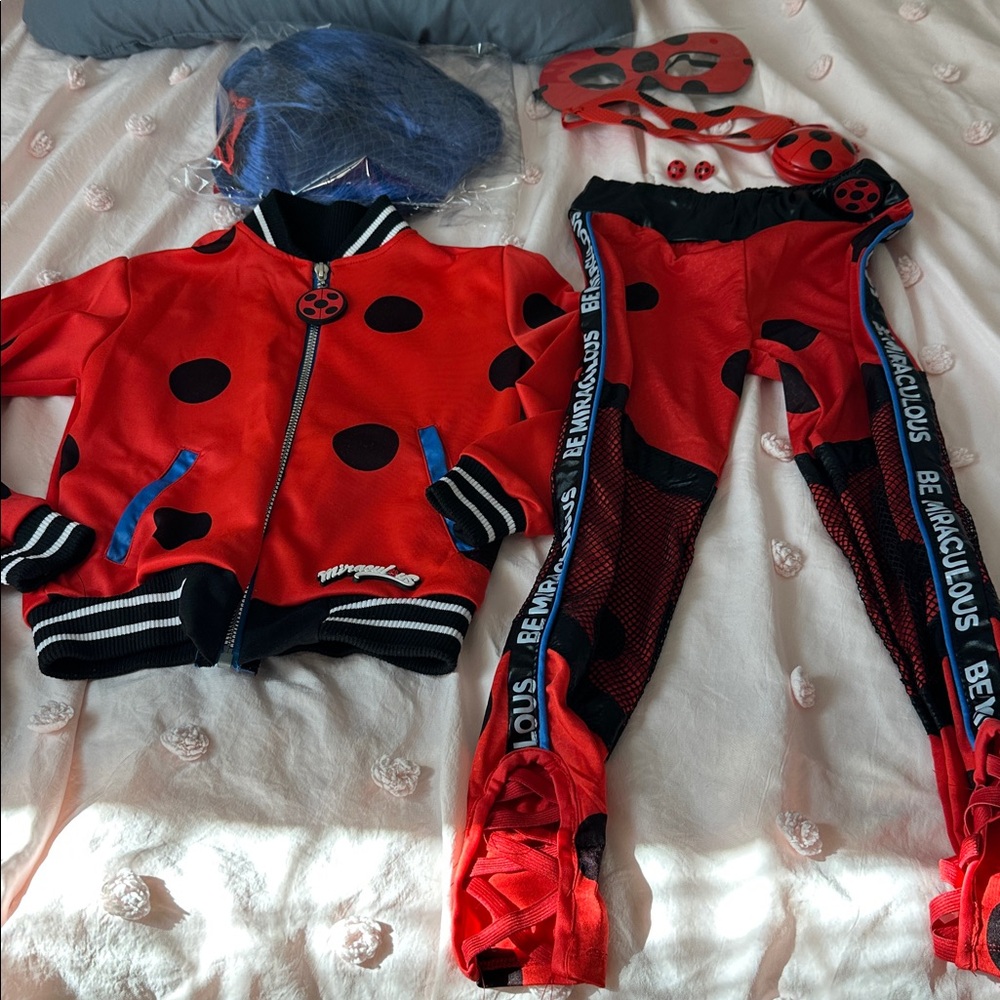 Miraculous Ladybug Costume Set Kids Size Small 6